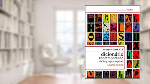 Capa de Novíssimo Aulete. Dicionário Contemporâneo da Língua Portuguesa, do autor Caldas Aulete