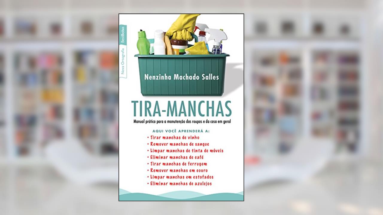 Capa de Tira-manchas, do autor Nenzinha Machado Salles