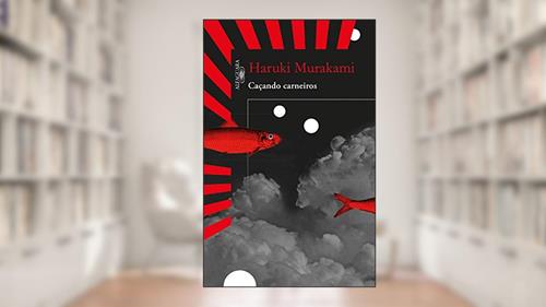 Capa de Caçando carneiros, do autor Haruki Murakami