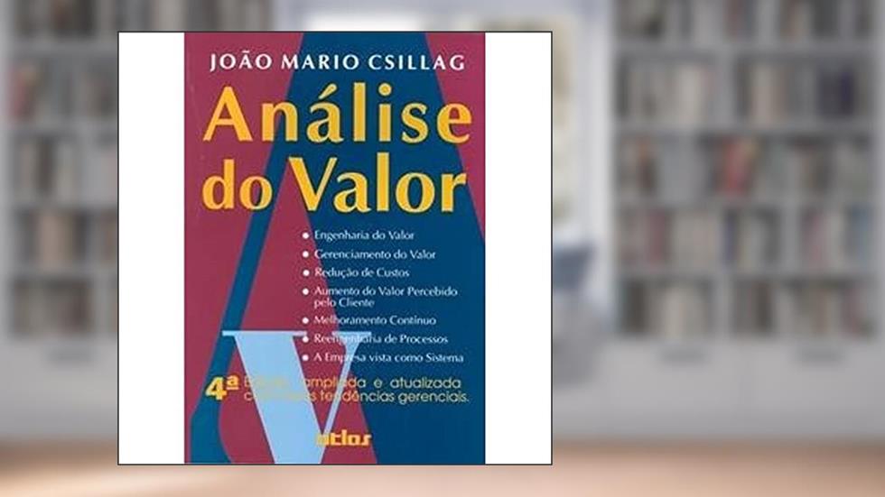 Análise Do Valor, do autor João Mário Csillag