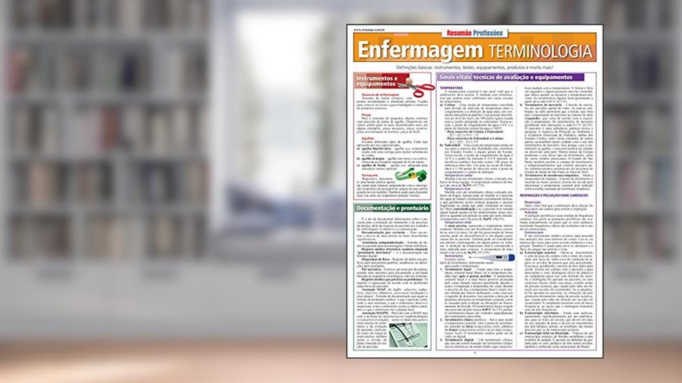 Enfermagem Terminologia, do autor Deborah Raines