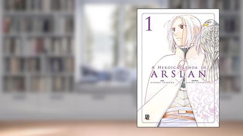 Capa de A Heróica lenda de Arslan - Vol.1, do autor Hiromu Arakawa; Yoshiki Tanaka