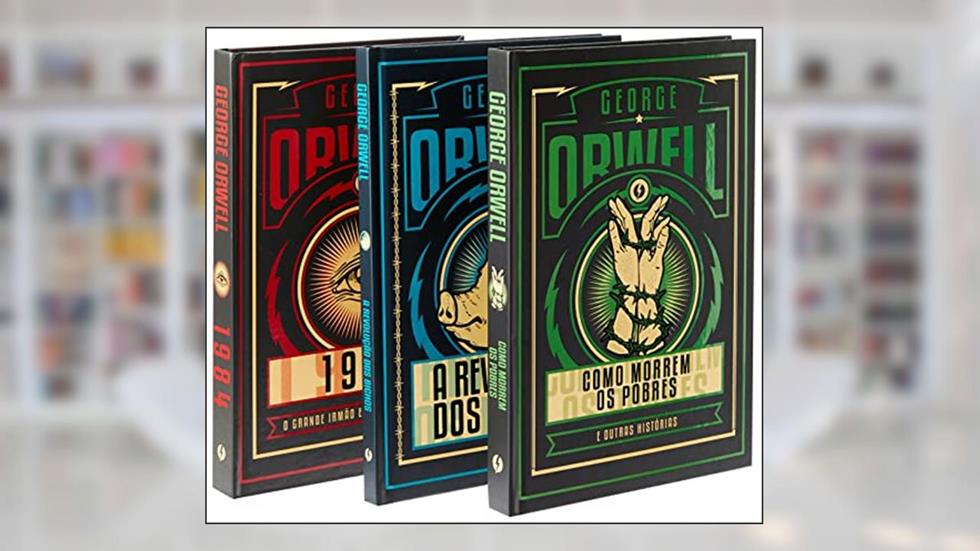 Kit o Mundo Segundo George Orwell | 3 Livros em Edição de Luxo em Capa Dura, do autor George Orwell