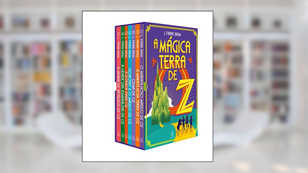 Box - A mágica Terra de Oz - vol. I - com sete livros e marcadores de páginas: Paradidático, do autor L. Frank Baum