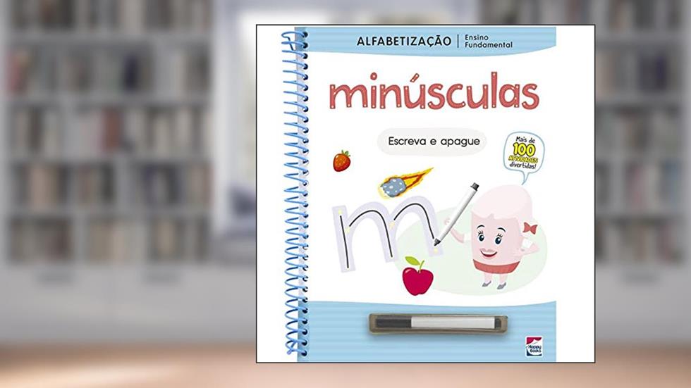 Ensino Fundamental Alfabetização Escreva e Apague: Minúsculas, do autor HAPPY BOOKS