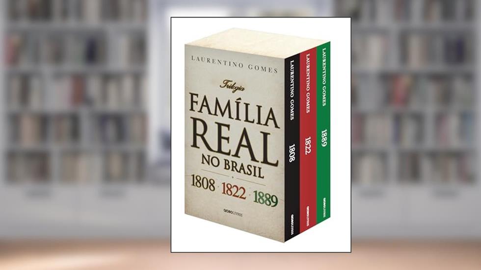 Box Trilogia Família real no Brasil, do autor Laurentino Gomes