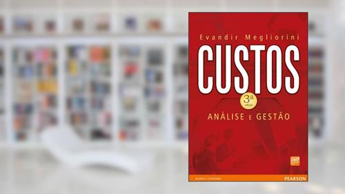 Capa de Custos: análise e gestão, do autor Evandir Megliorini
