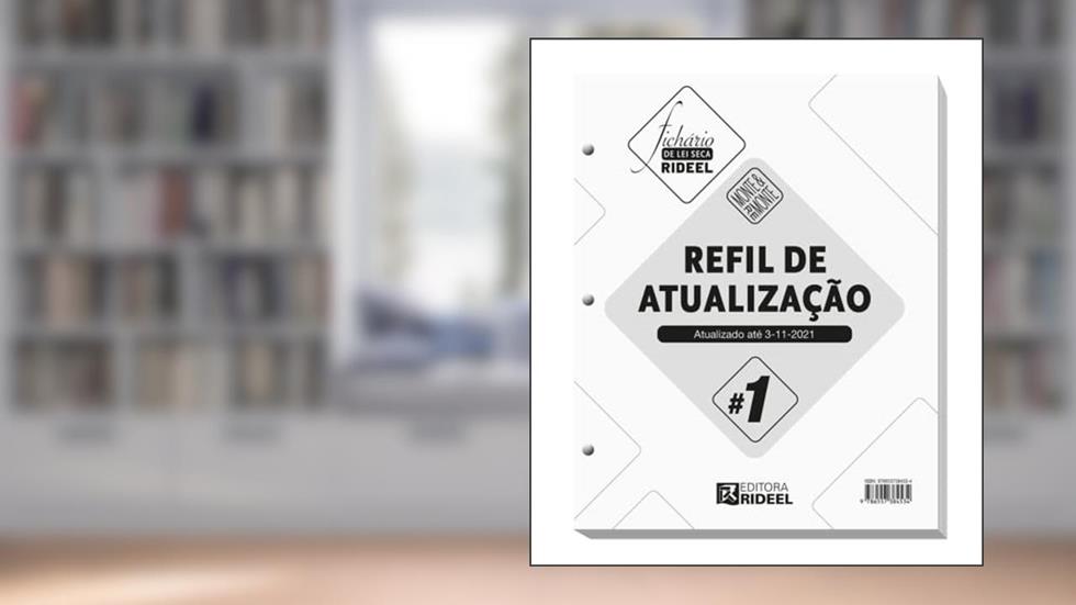 Refil de Atualização #1 - Fichário de Lei Seca Rideel, do autor Varios Autores