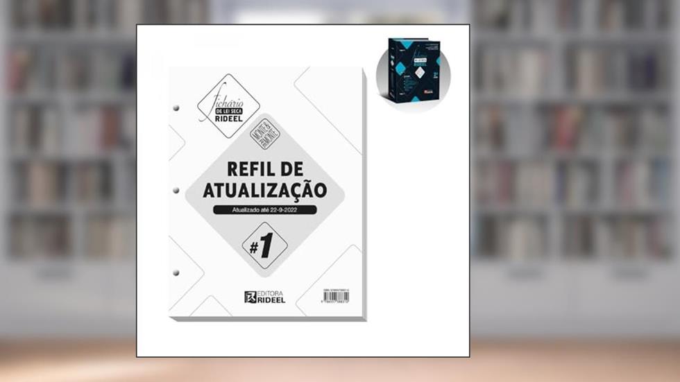 Refil De Atualização #1 - Fichário De Lei Seca Rideel - Monte & Remonte - 2ª Edição (2023), do autor Ricardo Baronovsky