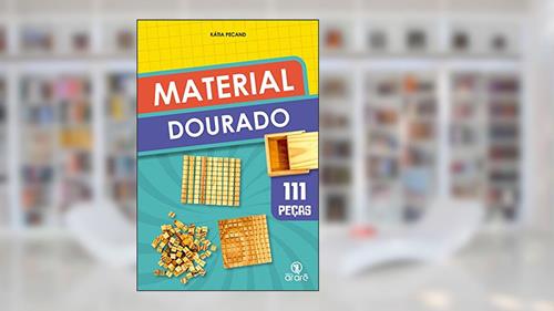 Capa de Material dourado - livro com peças, do autor Katia Pecand