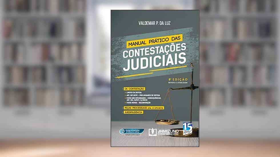 Manual Prático das Contestações Judiciais, do autor Valdemar P. da Luz