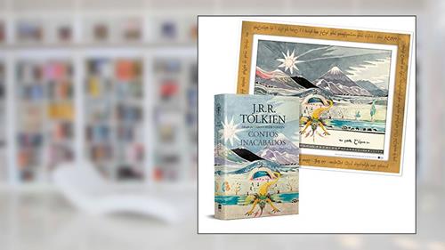 Capa de Contos Inacabados De Númenor E Da Terra-média com Pôster, do autor J R R Tolkien