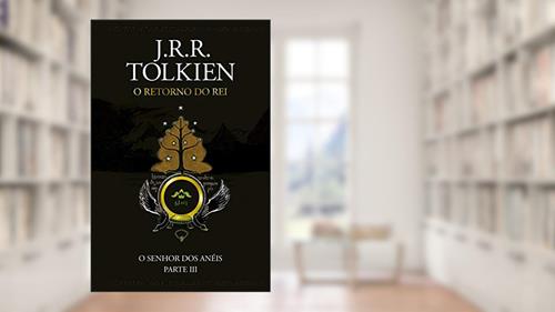 Capa de O Senhor dos Anéis: O retorno do rei, do autor J.R.R. Tolkien
