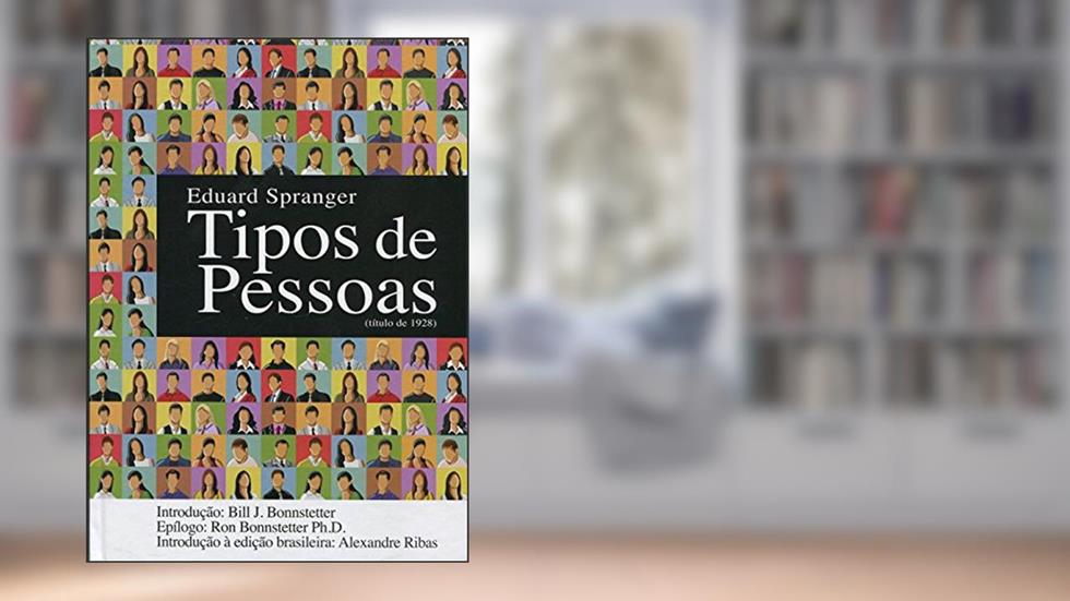Tipos de Pessoas, do autor Eduard Spranger