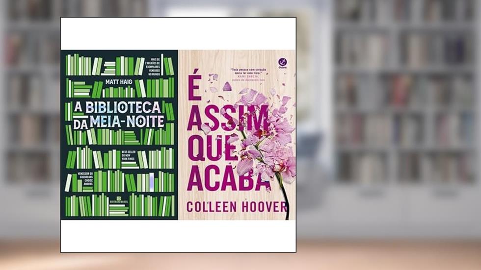 Kit A Biblioteca Da Meia-noite + É Assim Que Acaba, do autor VÁRIOS AUTORES