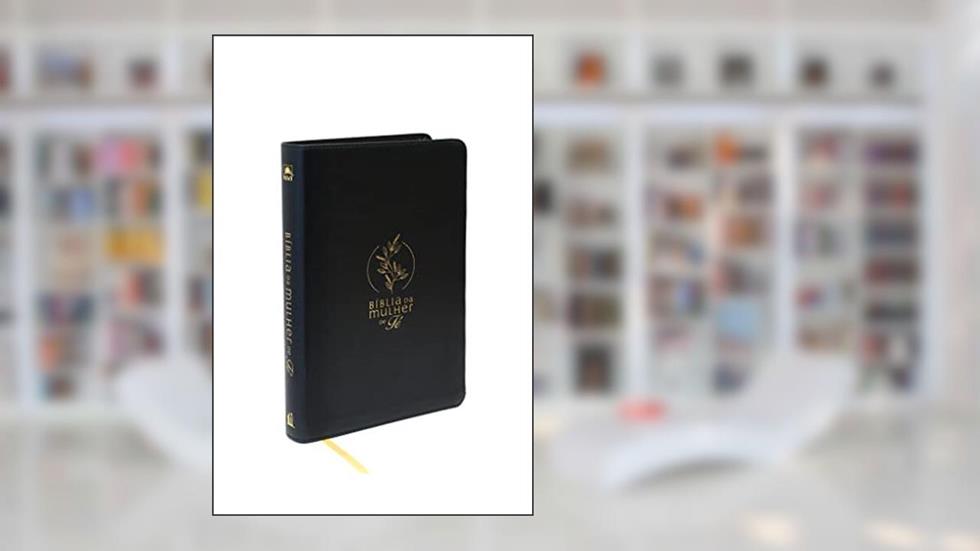 Bíblia da Mulher de Fé, NVI, Couro Soft, Preto, do autor Sheila Walsh