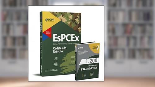 Capa de Kit Apostila Espcex Cadetes Do Exército + Livro De Questões, do autor Equipe Solução Concursos