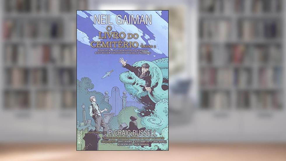 O livro do cemitério HQ vol.2, do autor Neil Gaiman