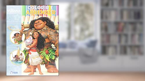 Capa de Colorir e Aprender Disney - Moana, do autor Bicho Esperto