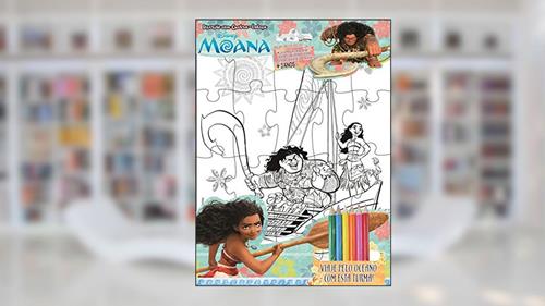 Capa de Disney - Diversão com quebra-cabeça -Moana, do autor On Line Editora