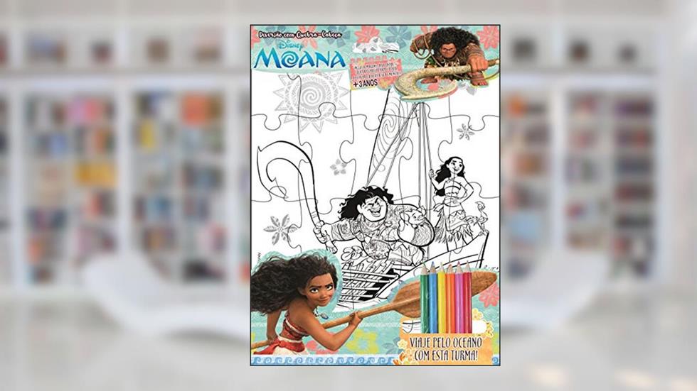 Disney - Diversão com quebra-cabeça -Moana, do autor On Line Editora