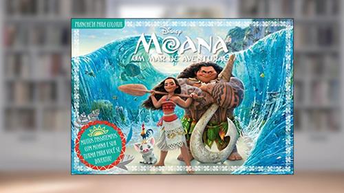 Capa de Disney Prancheta Para Colorir - Moana, do autor On Line Editora