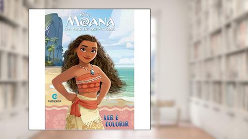 Capa de Médio Ler e Colorir Moana, do autor Vários Autores