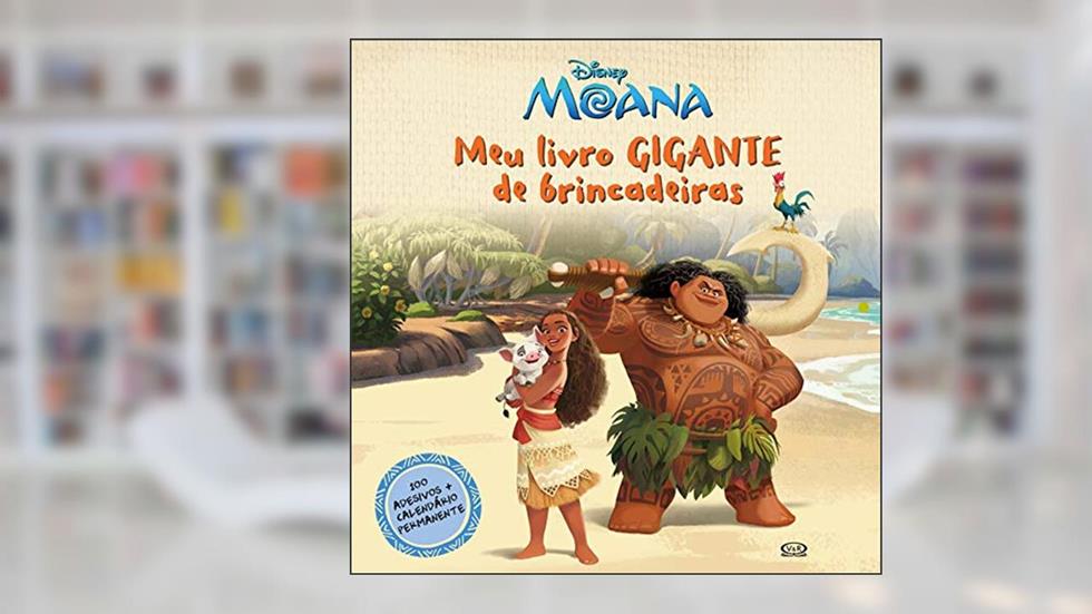 Moana: meu livro gigante de brincadeiras, do autor Disney