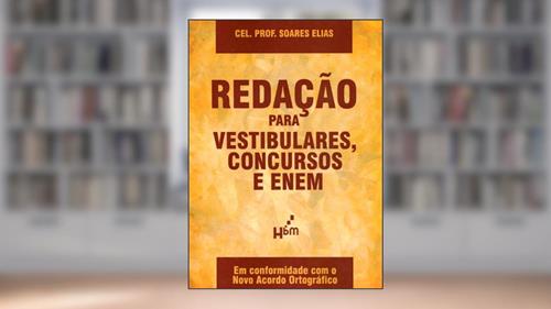 Capa de Redação para Vestibulares, Concursos e Enem, do autor Paulo Roberto Soares Elias