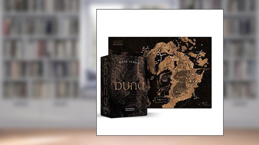 Box Duna: Primeira Trilogia + Mapa Arrakis, do autor Frank Herbert