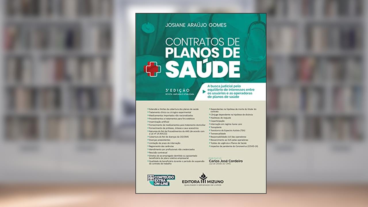 Contratos de Planos de Saúde, do autor Josiane Araújo Gomes