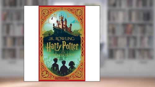 Capa de Harry Potter e a Pedra Filosofal, do autor J.K. Rowling