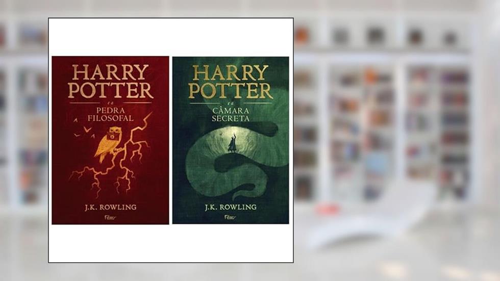 Harry Potter e a pedra filosofal + Harry Potter e a câmara secreta - CAPA DURA, do autor J.K ROWLING