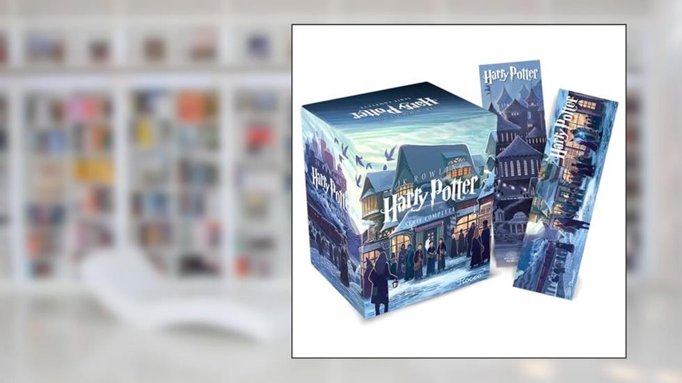 Box Harry Potter Scholastic - castelo (caixa azul): com 02 marcadores, do autor J.K. Rowling