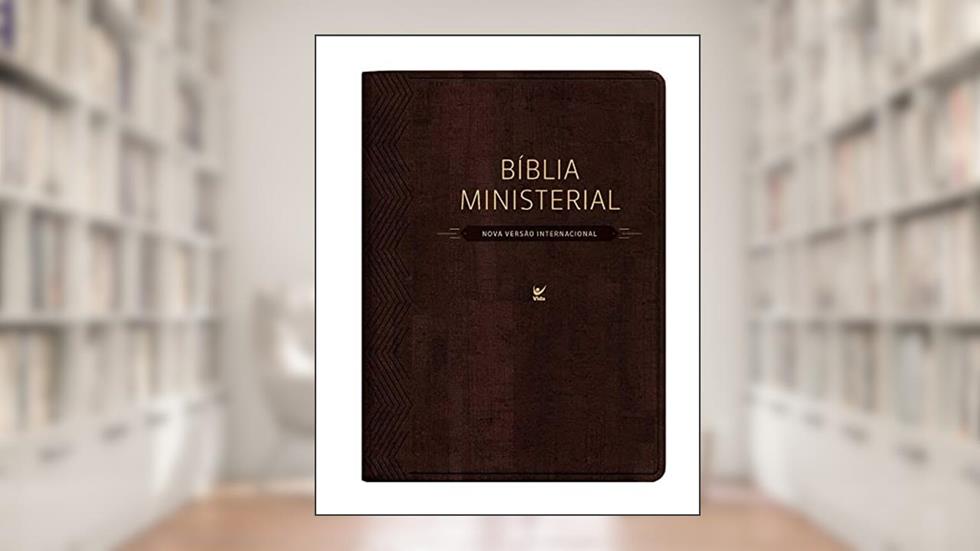 Bíblia Ministerial - NVI - Marrom Escuro, do autor Editora Vida