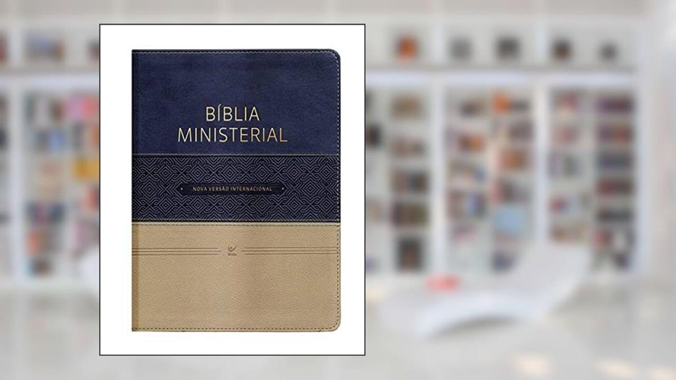 Bíblia Ministerial - NVI - Azul e Bege, do autor Christianity Today