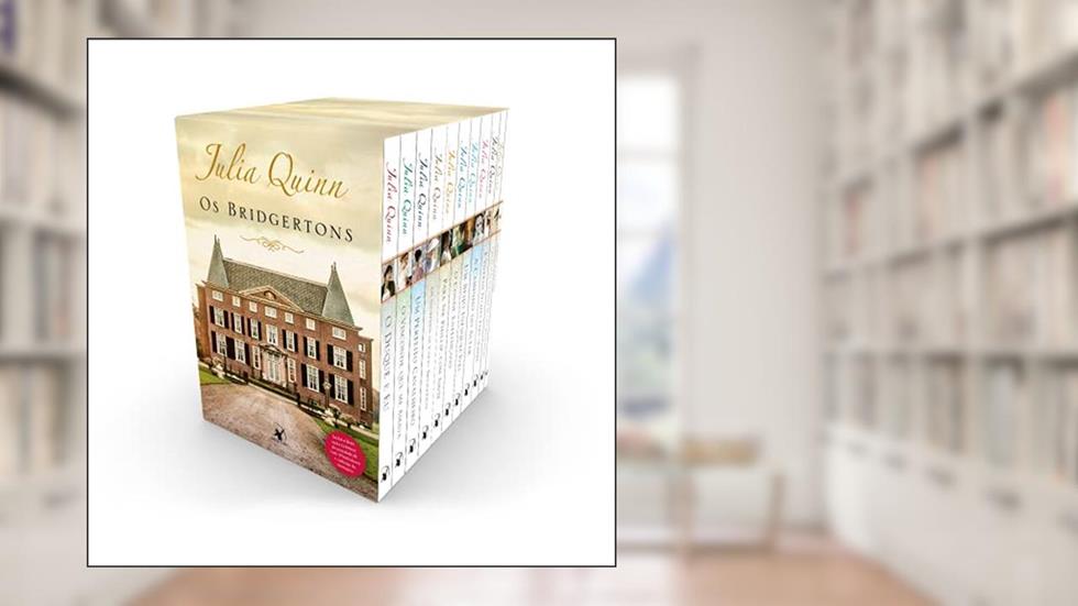 Box Os Bridgertons: Os 9 títulos da série + livro extra de crônicas + caderno de anotações, do autor Julia Quinn