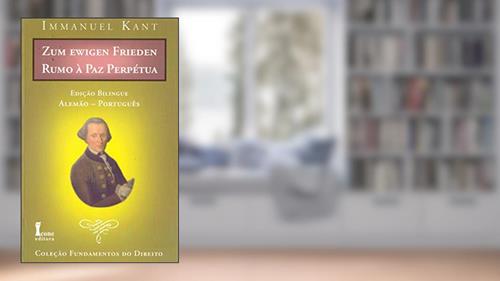 Capa de Rumo à Paz Perpétua, do autor Immanuel Kant