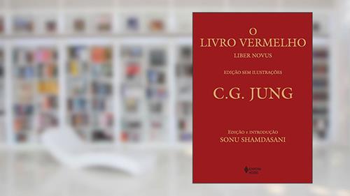 Capa de O Livro vermelho - Edição sem ilustrações: Liber Novus, do autor C.G. Jung; Gustavo Barcellos