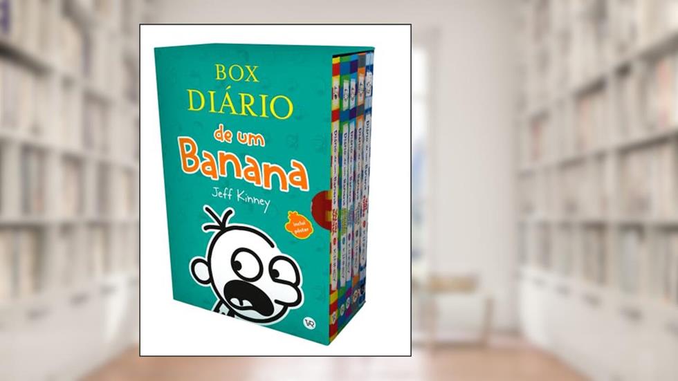 Diário de um Banana - 5 volumes (do 11 ao 15), do autor Jeff Kinney