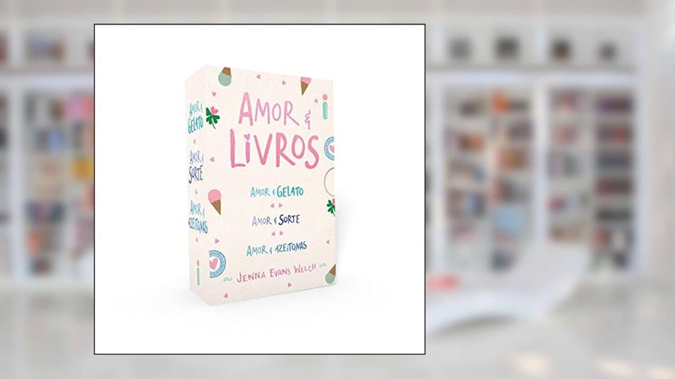 Box Amor & livros: Caixa com os 3 volumes da coleção, do autor Jenna Evans Welch