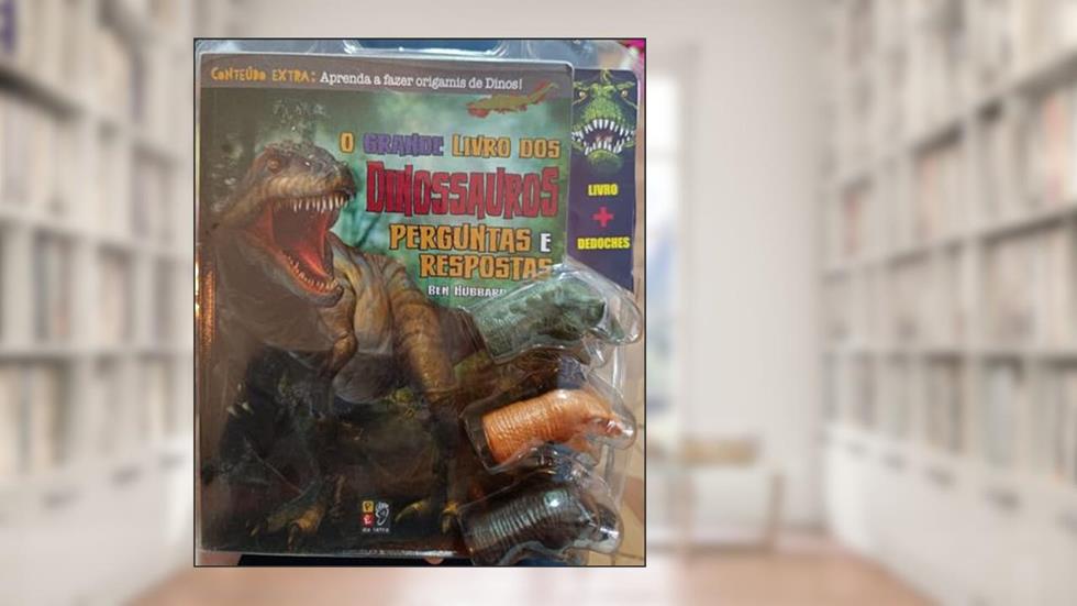 O Grande Livro dos Dinossauros Perguntas e Respostas Formato Menor, do autor Ben Hubbard; Pé Da Letra