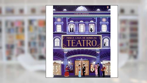 Capa de Minha casa de bonecas teatro: livro de adesivos, do autor IZABELA KÖENIG