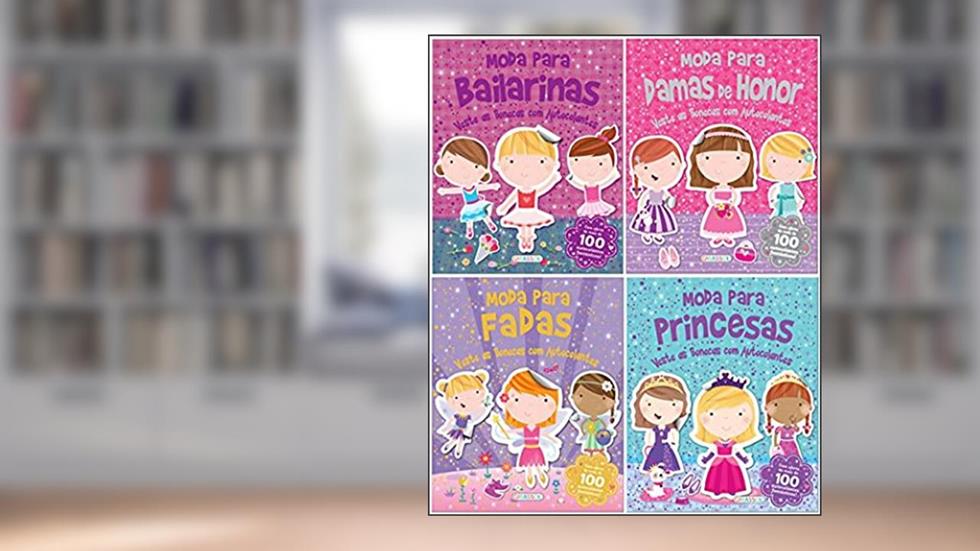 VESTE AS BONECAS COM AUTOCOLANTES, do autor editora girassol