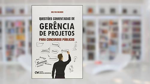 Capa de Questoes Comentadas de Gerencia de Projetos Para Concursos Publicos, do autor Ricardo