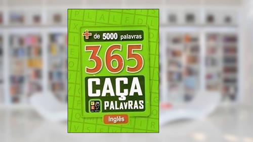 Capa de 365 Caca Palavras - Ingles, do autor Pe Da Letra