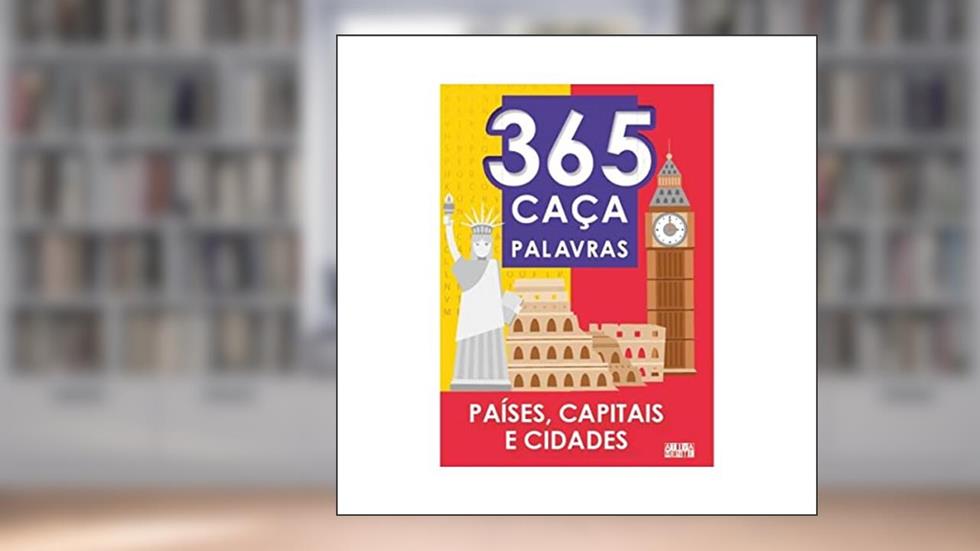 365 Caça-Palavras - Países, capitais e cidades, do autor Ciranda Cultural