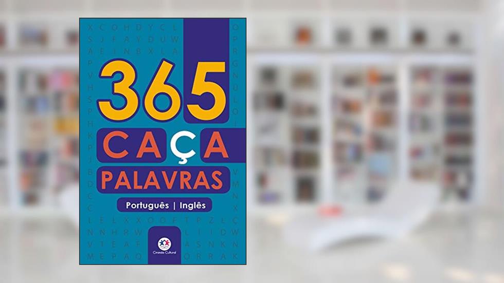 365 caça-palavras português-inglês, do autor Ciranda Cultural