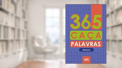 Capa de 365 caça-palavras - História, do autor Ciranda Cultural