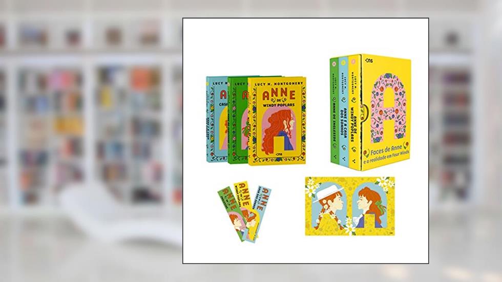 Box Faces de Anne e a realidade em Four Winds: Edição de Luxo + Fitilho + Pôster, do autor LUCY MAUD MONTGOMERY